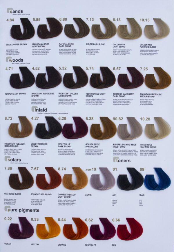 Vibrant Color Chart
